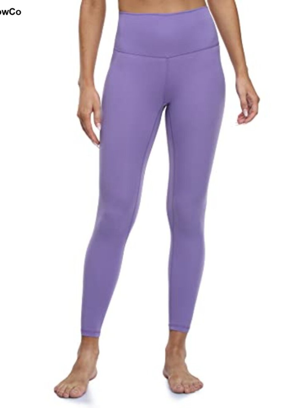 High Waisted Yoga Leggings 25" Inseam 7/8 Length Compression